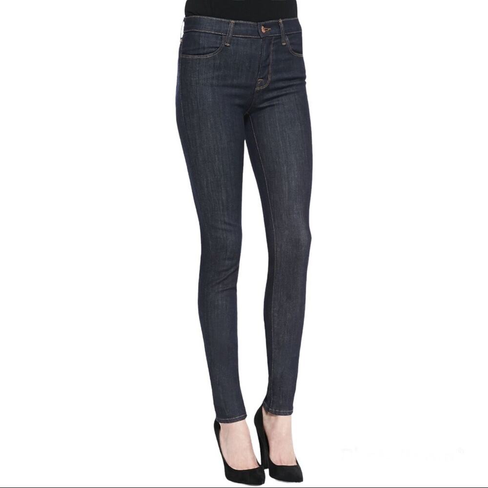 J Brand Jeans Jess Silence High-Rise Stack Skinny Jeans